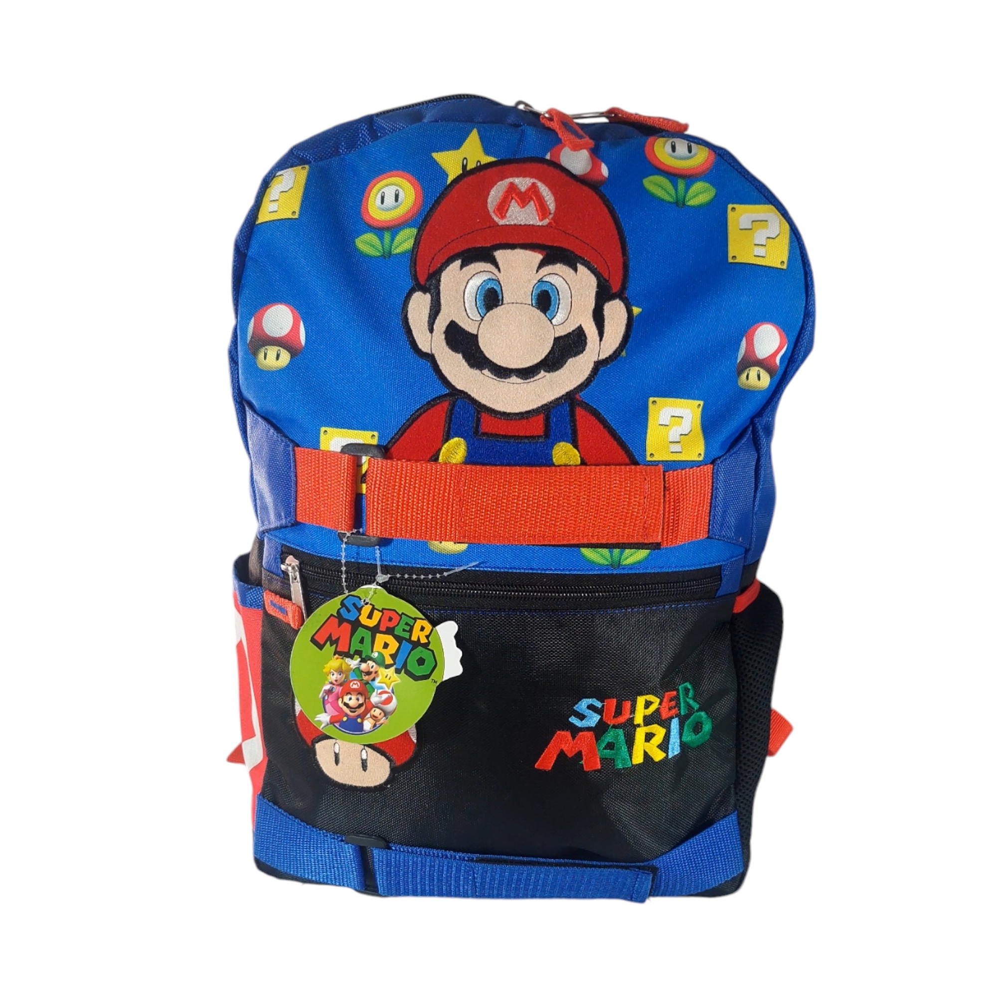 Mochila  Portalaptop la más alta calidad  Premiun de lujo Bordada Mario Bros 