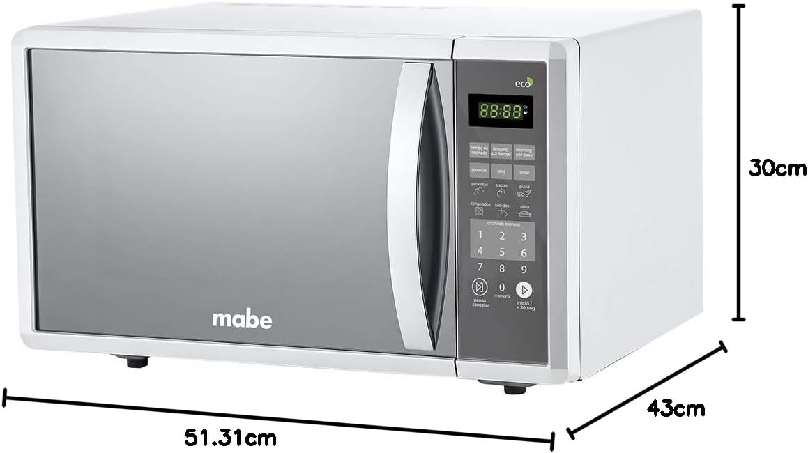 Mabe HMM111SEJ Microondas 1.1 Espejo, Plata