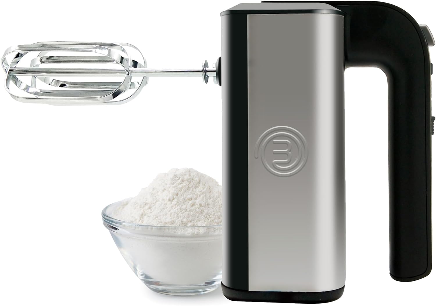 MasterChef by Hukën Batidora de Mano Mix+, Batidora Eléctrica, 5 Velocidades, Aspas Intercambiables