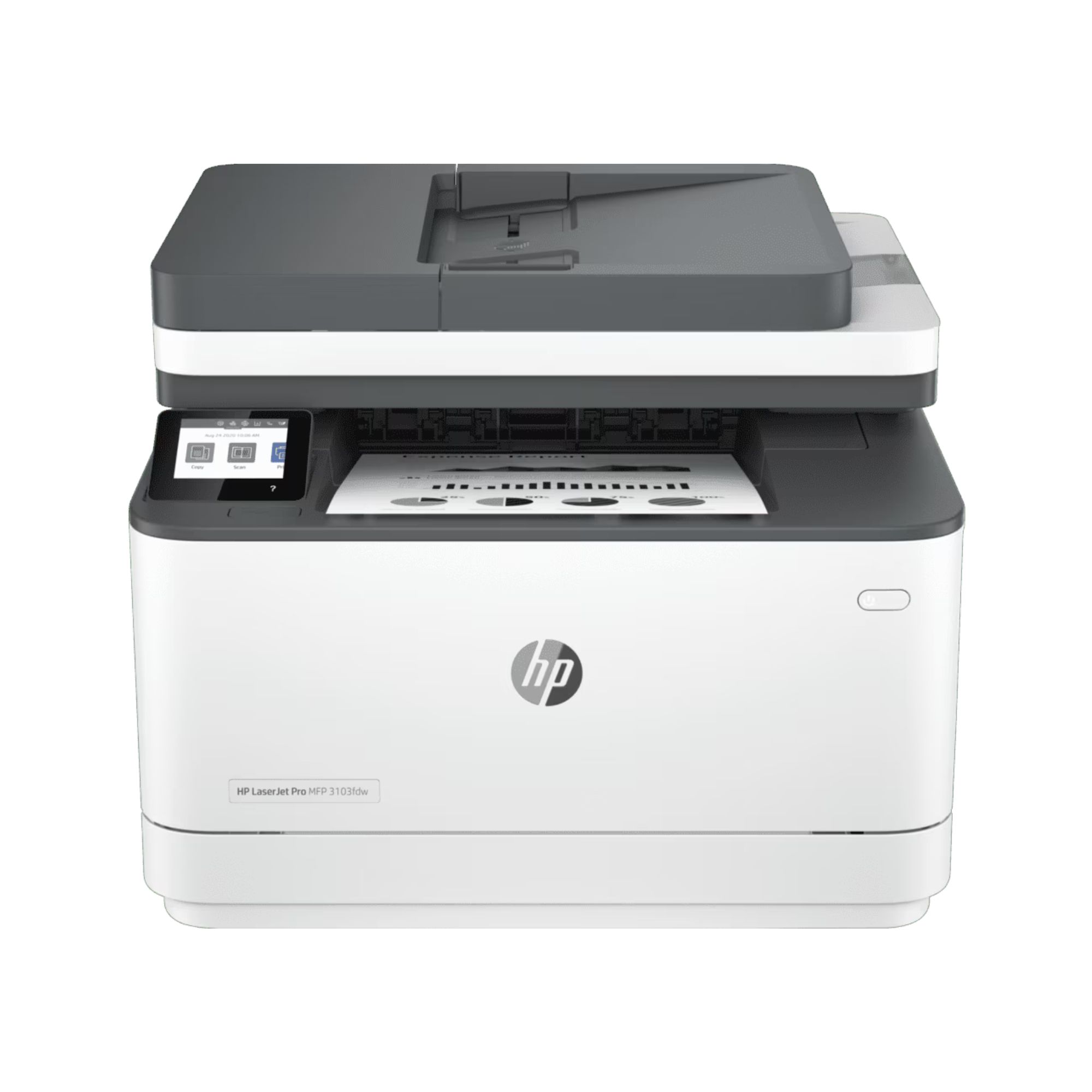 Impresora Multifuncional HP LaserJet Pro MFP 3103fdw, Láser, USB, Wi-Fi, Ethernet, 35 ppm Negro