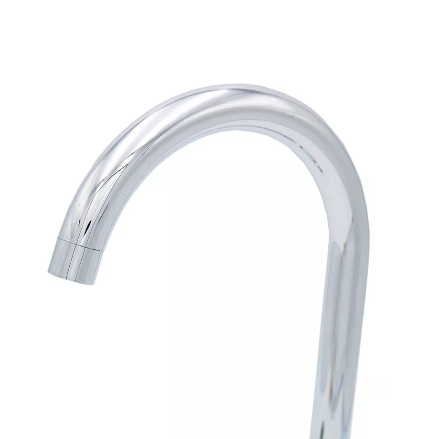 Llave Monomando Mezclador para Fregadero o Tarja Alfa Cromado Acero Inoxidable 304 35 cm Alto Maneral Pato
