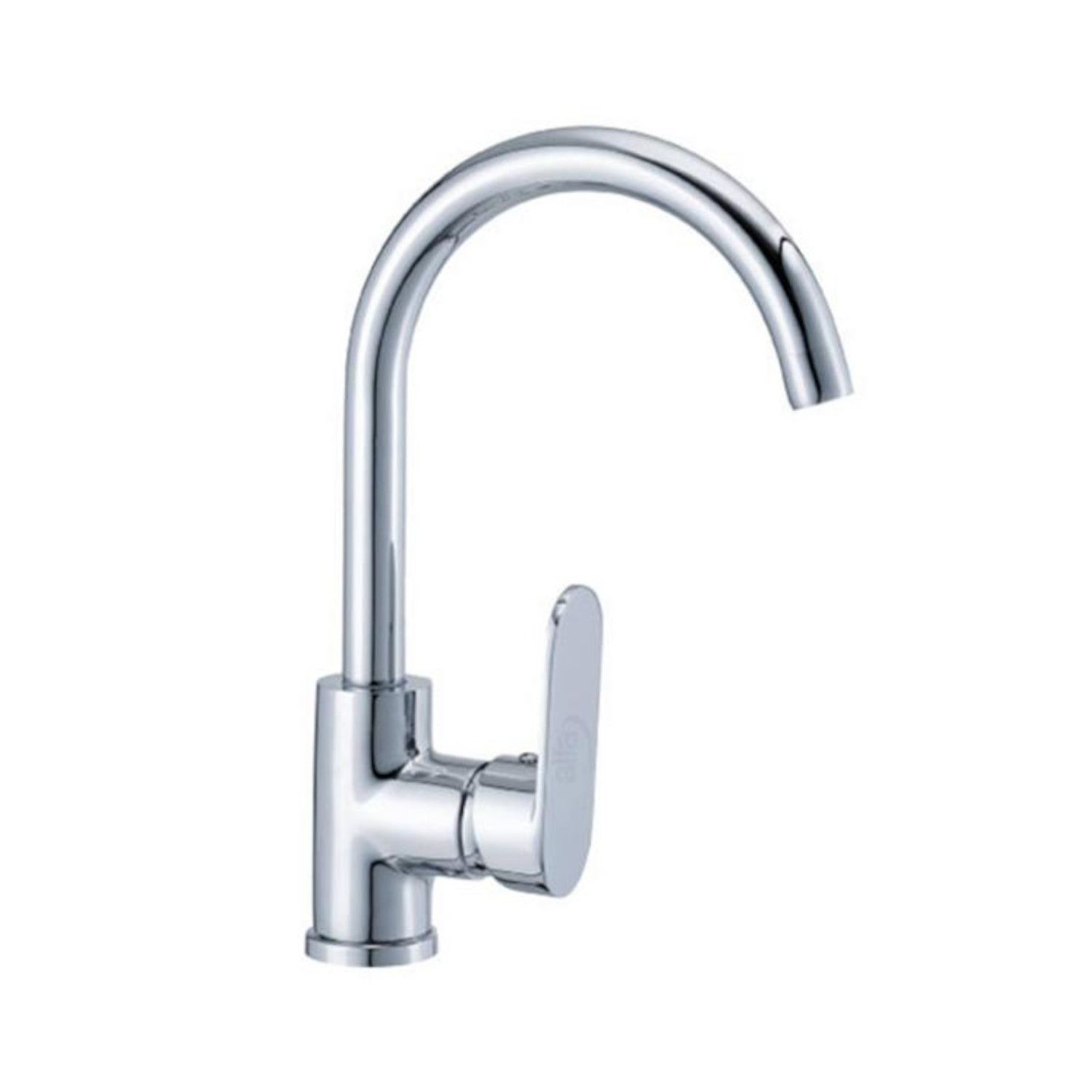 Llave Monomando Mezclador para Fregadero o Tarja Alfa Cromado Acero Inoxidable 304 35 cm Alto Maneral Pato
