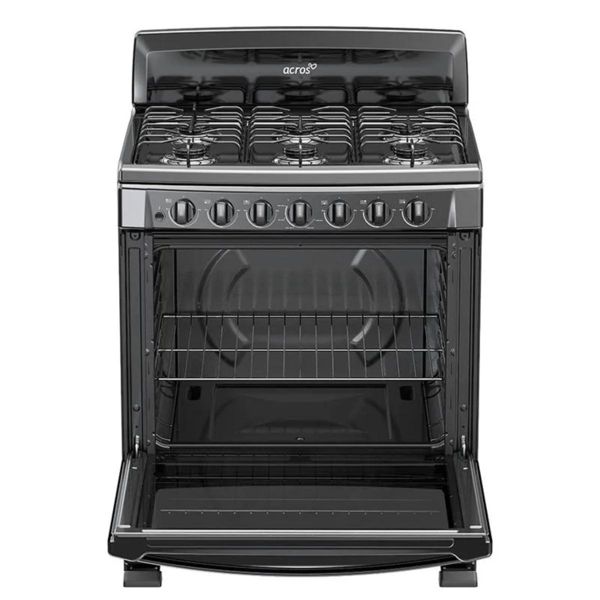 Estufa Acros AF5001Z 30" 6 Quemadores Negro ALBY