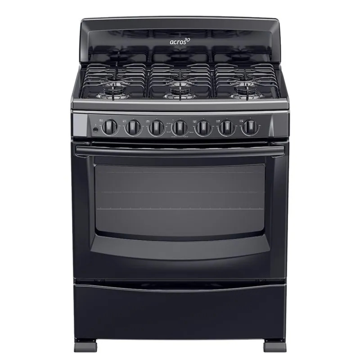 Estufa Acros AF5001Z 30" 6 Quemadores Negro ALBY
