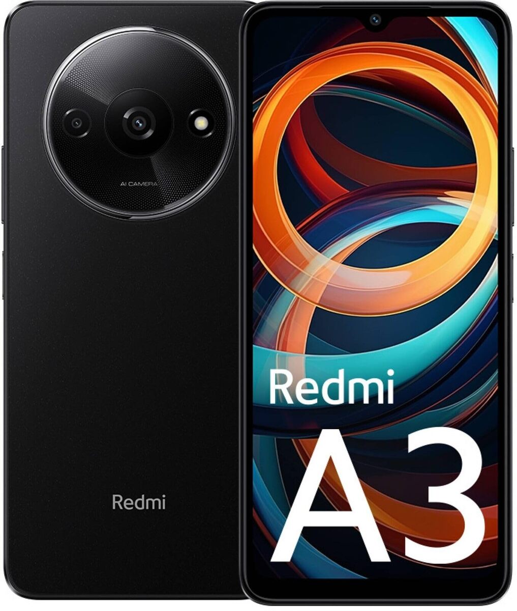 XIAOMI REDMI A3X 64Gb 3Ram Color Negro Dual Sim Nuevo Desbloqueado