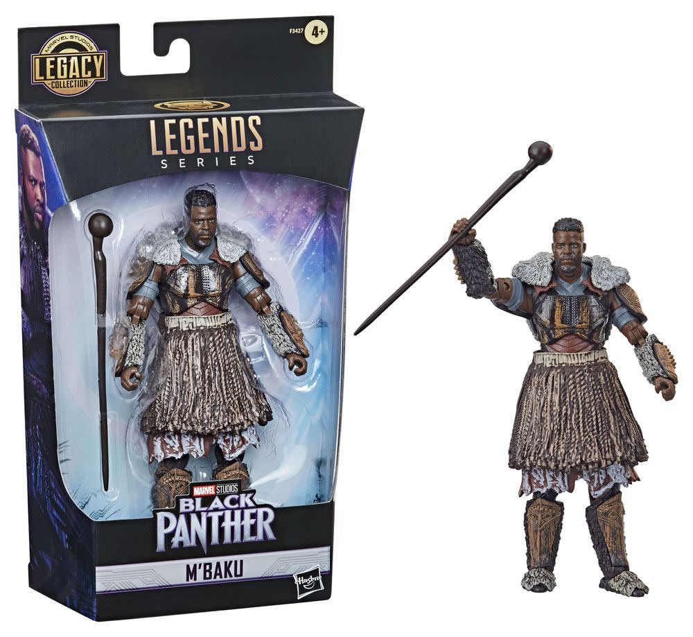 MARVEL LEGENDS BLACK PANTHER M'BAKU 6 PULGADAS