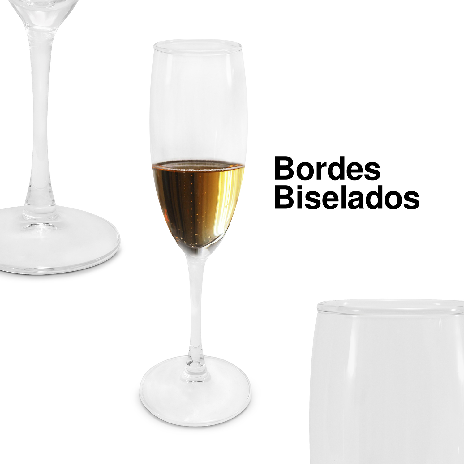 Juego de 6 copas para champagne 200 ml