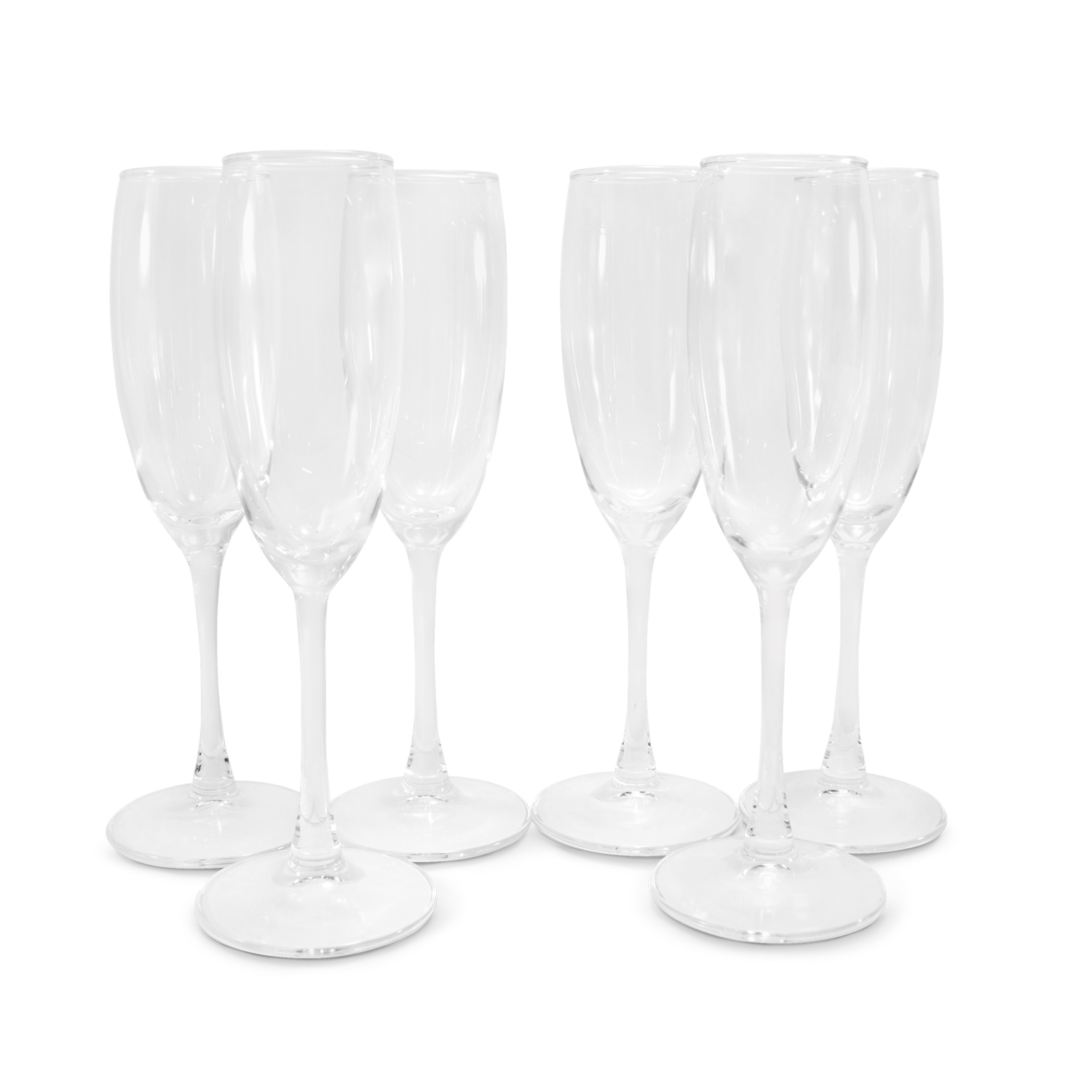 Juego de 6 copas para champagne 200 ml