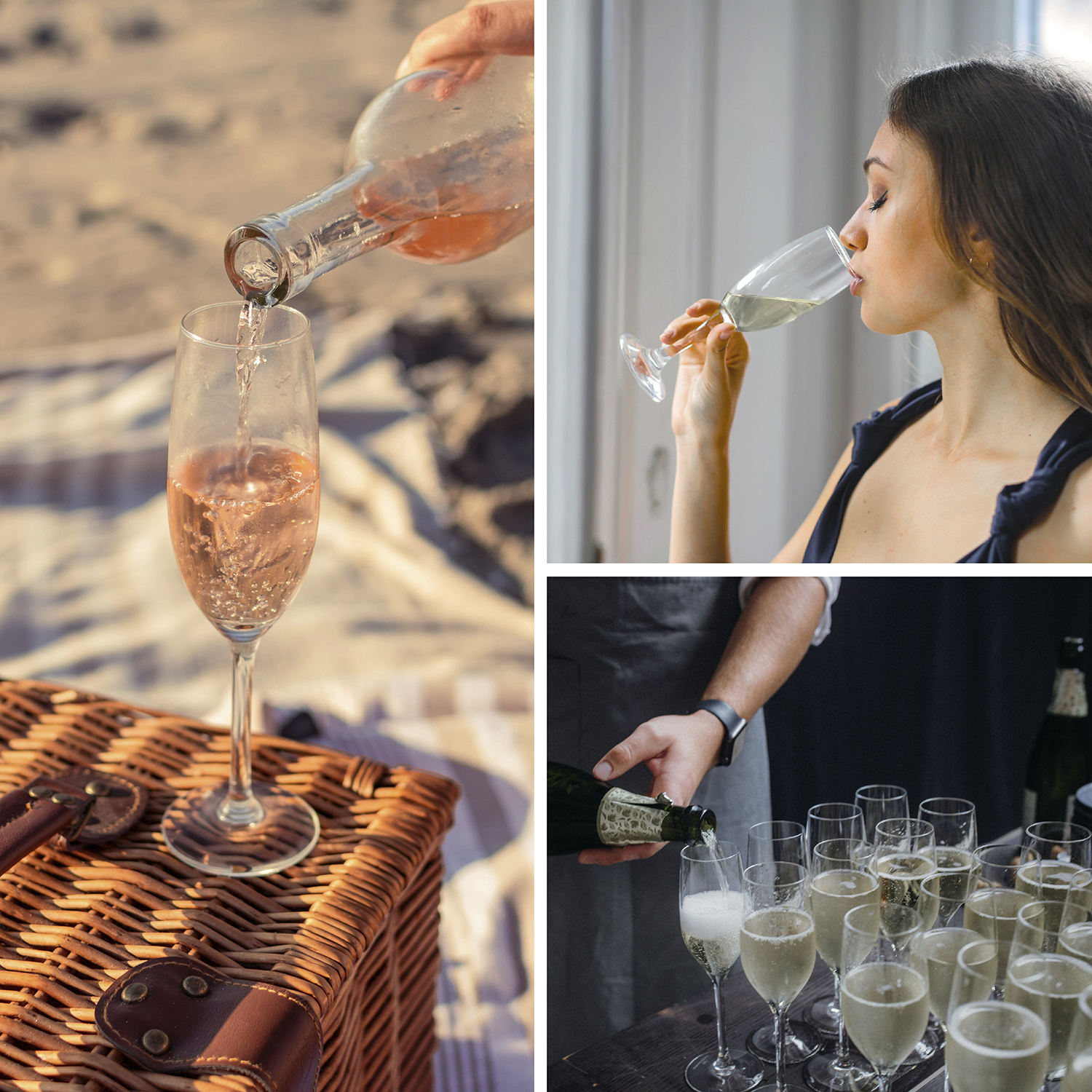 Juego de 6 copas para champagne 200 ml