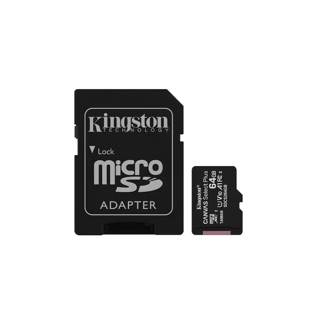 Tarjeta de Memoria MicroSD 64GB Incluye Adaptador SD 
