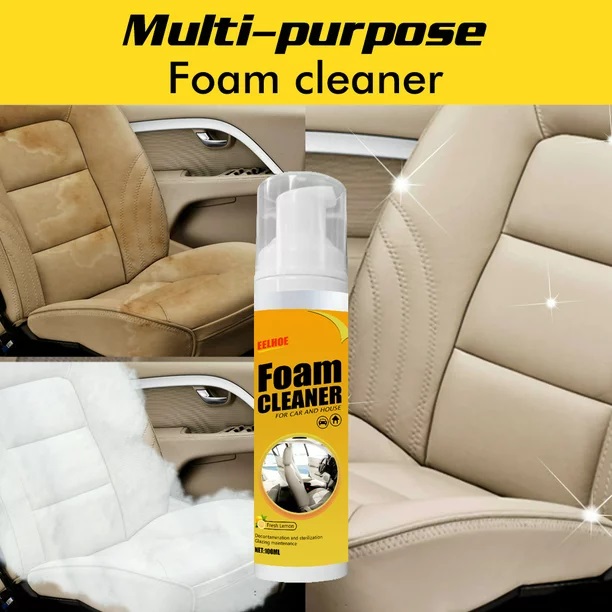 Foam Cleaner Limpiador de espuma para el hogar, autos 30 ml- Eelhoe