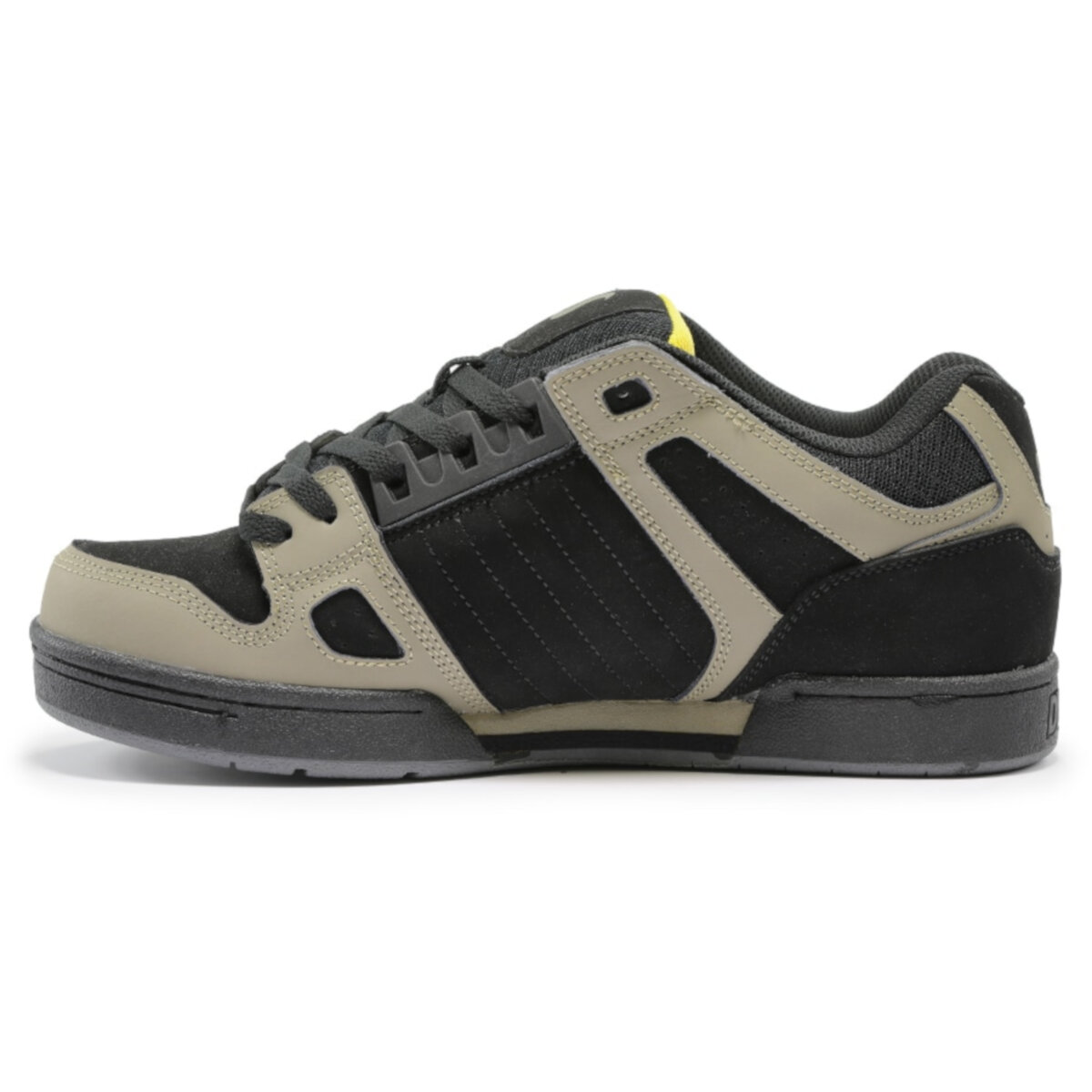 DVS CELSIUS 965 BRINDLE BLACK YELLOW NUBUCK.