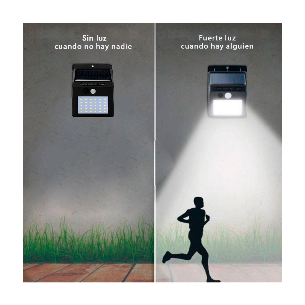 2-Pack Solar LED Motion Sensor Lights – Outdoor, 100 LED, IP65, Wall Mount