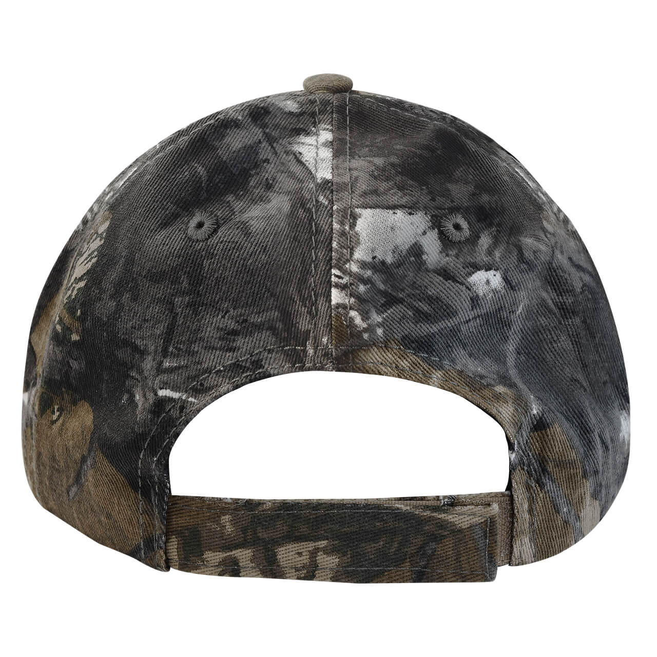 Gorra con ajustador de velcro, Deer Hunter, camuflaje café con negro