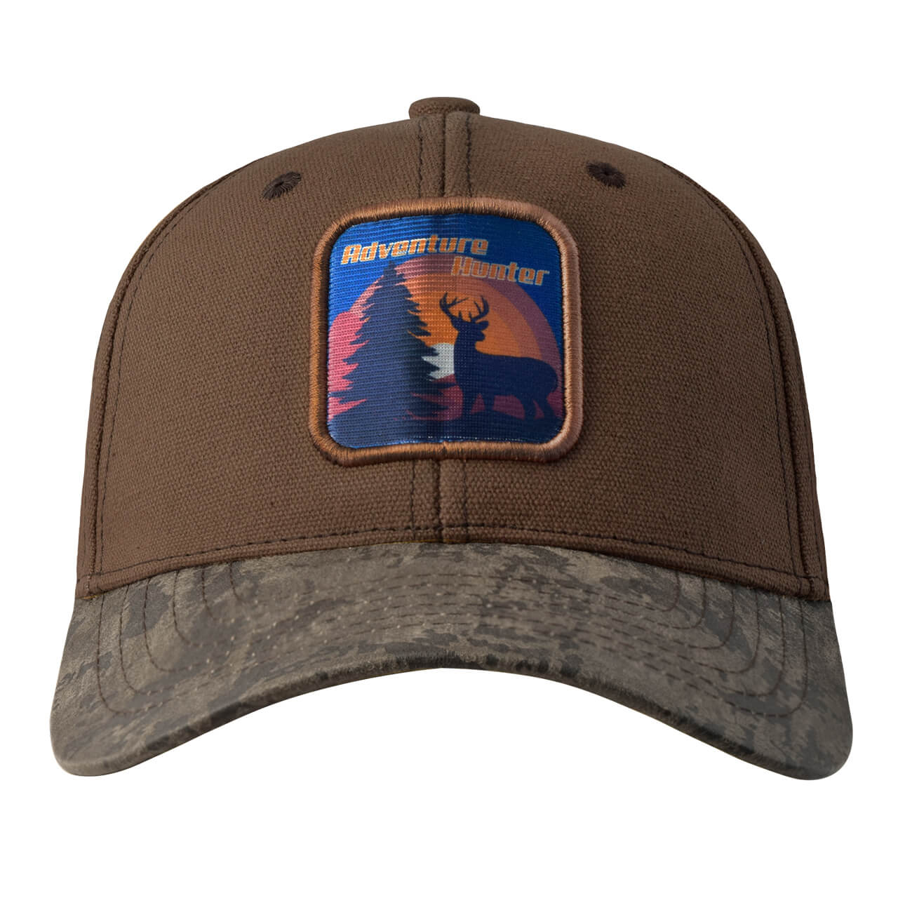 Gorra con cintillo de ajuste y hebilla, Adventure Hunter, café