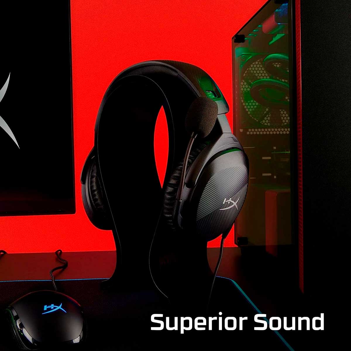 Audifonos Gamer HyperX Cloud Stinger 2  Negro Supraaurales