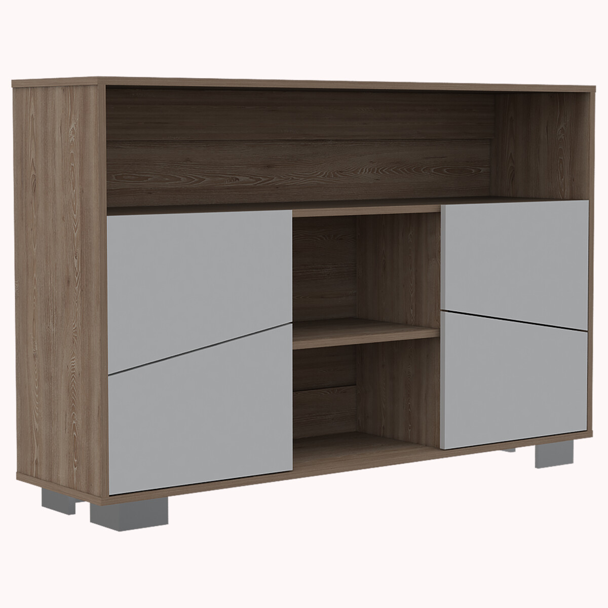 BUFETERA ARMABLE PARA LA SALA O EL COMEDOR MODELO FRAKTAL MARCA DIECSA