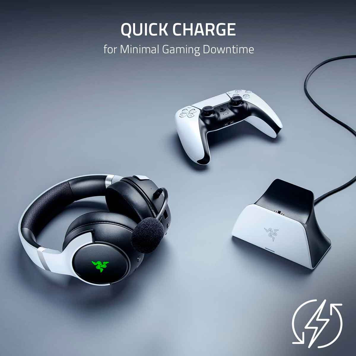Base de Carga rápida Control PS5 Quick Charging Razer Azul
