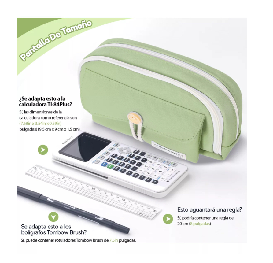 Estuchera Organizadora Verde