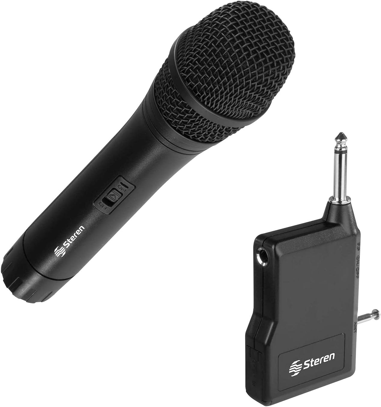STEREN Micrófono Inalámbrico con Receptor Multiconexión MIC-285