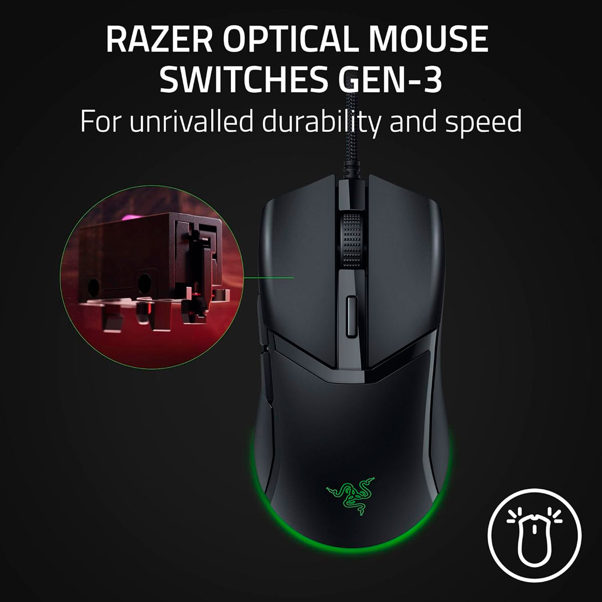 Mouse Gamer Razer Cobra Chroma RGB Óptico Alámbrico