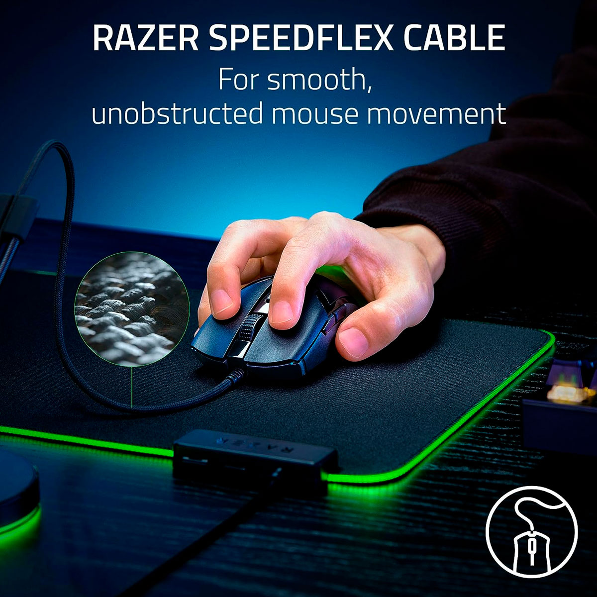 Mouse Gamer Razer Cobra Chroma RGB Óptico Alámbrico