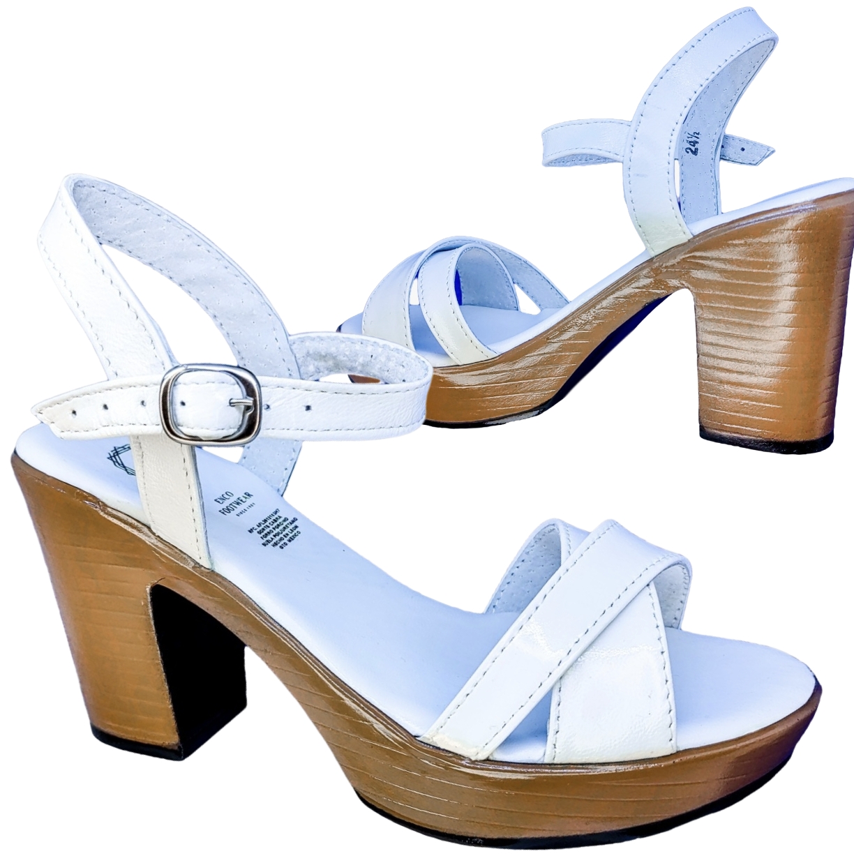 Huarache Cómoda Plataforma Moda Piel Cabra Tacon 9.0 cm