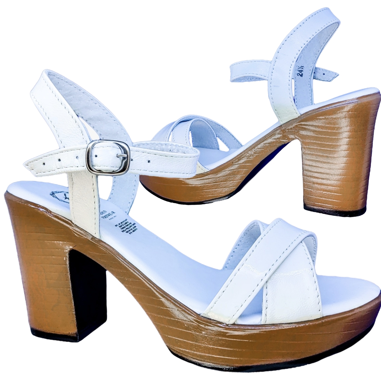 Huarache Cómoda Plataforma Moda Piel Cabra Tacon 9.0 cm