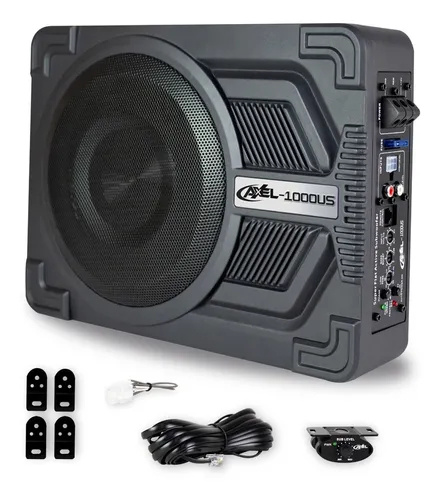 Steel Pro Subwoofer AXEL-1000US, 400W RMS, 20 - 150Hz, Negro