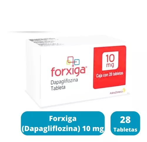 Forxiga 10 mg 28 tabletas, Dapagliflozina