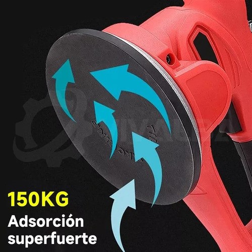 Vibrador De Azulejo 21v Portátil 2 Baterías Vivalba ROJO