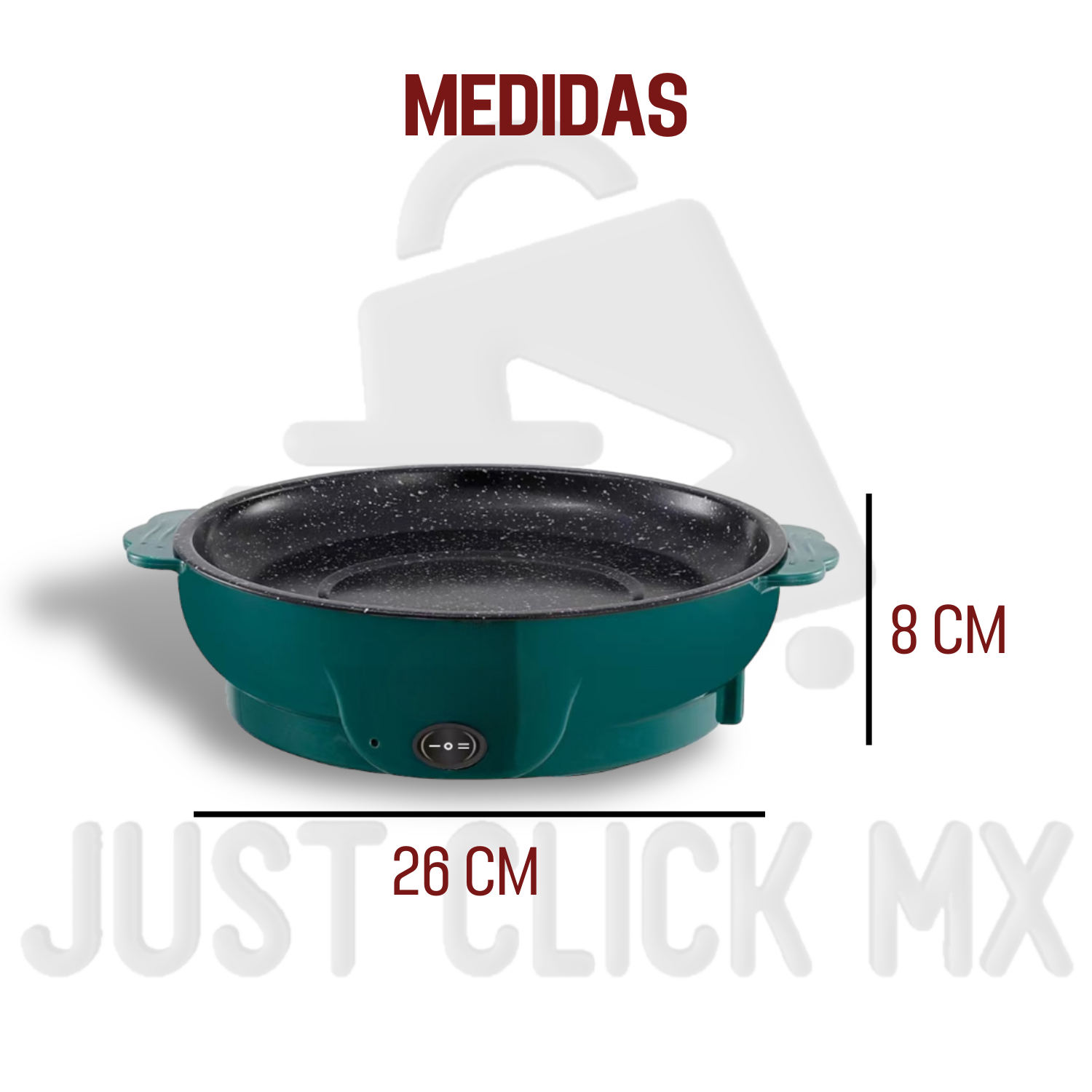 Parrilla Eléctrica Multifuncional Portátil 
