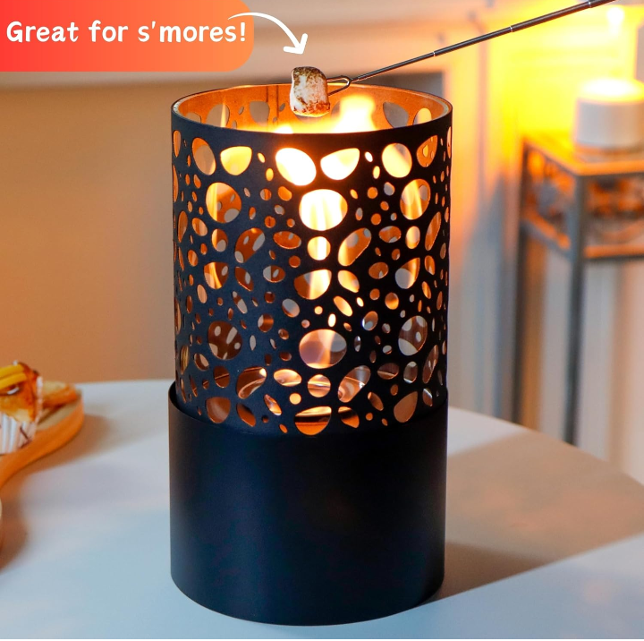 Chimenea portátil interior exterior ecológico elegante 