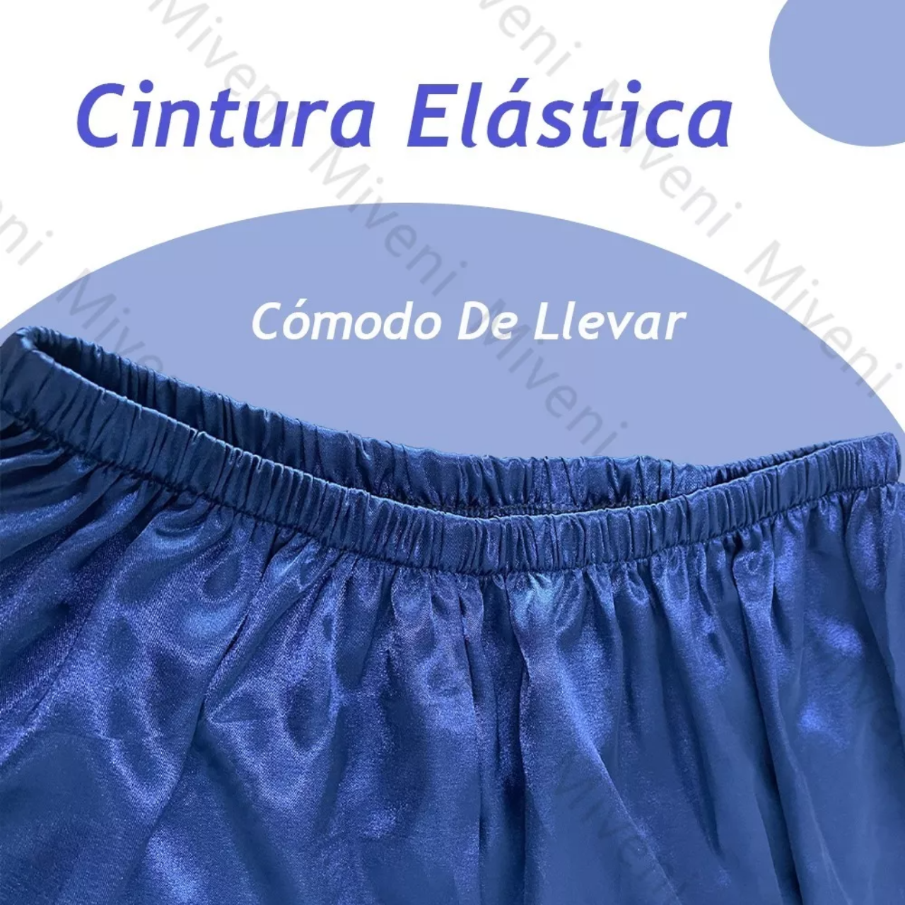 Pijama De Mujer Pantalones De Pijama Miveni De Seda 2 Piezas