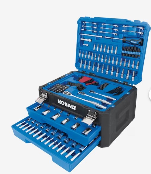 AUTOCLE JUEGO DE HERRAMIENTAS Kobalt 277 Piezas Mecánico 