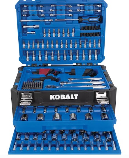 AUTOCLE JUEGO DE HERRAMIENTAS Kobalt 277 Piezas Mecánico 