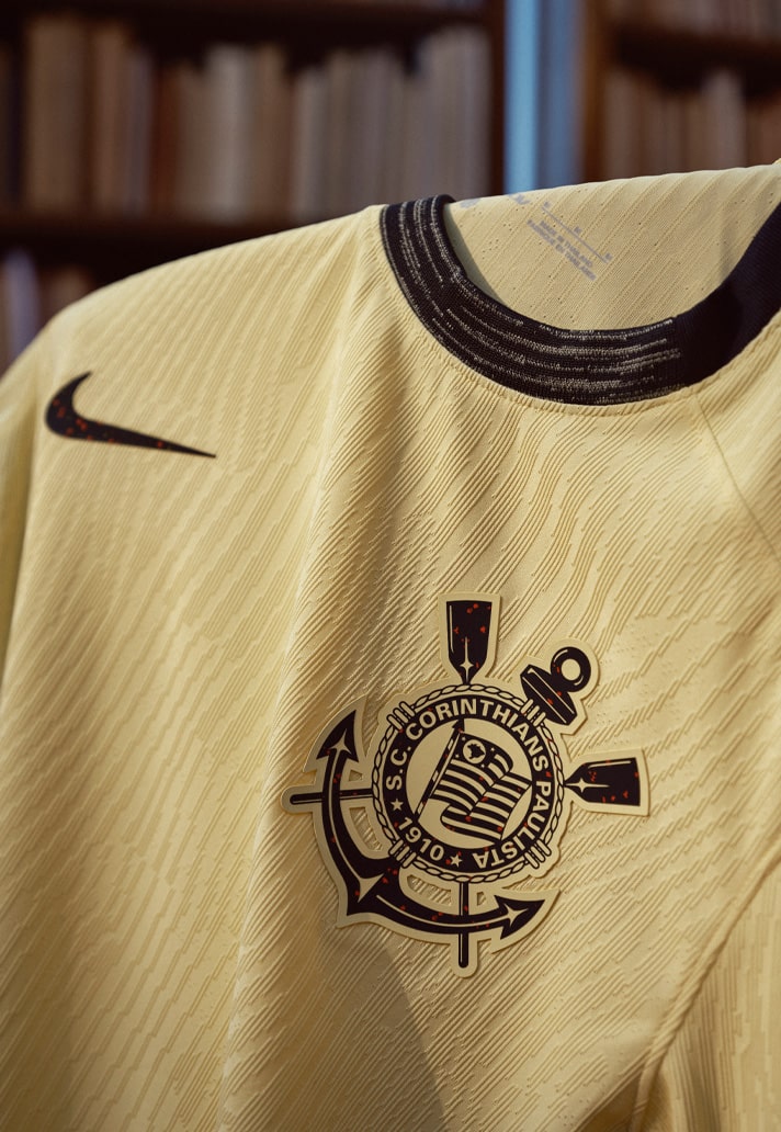 Nuevo! Jersey Corinthians Brasil 2024/2025 Tercero Amarillo Talla L.