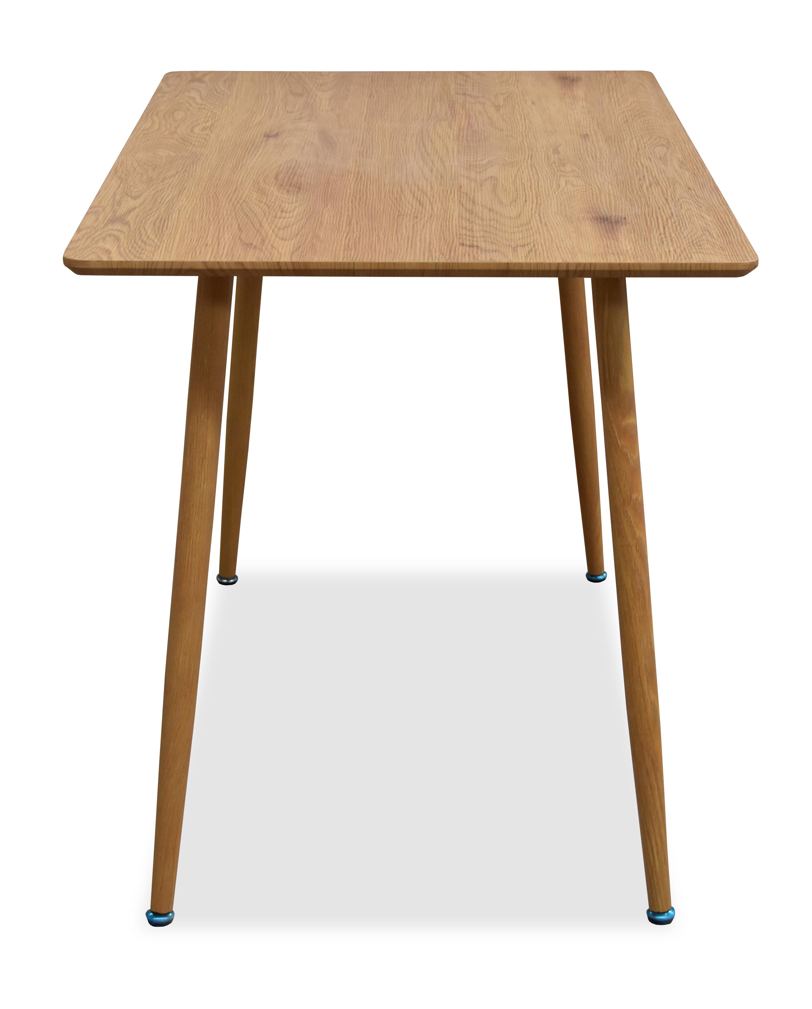 Mesa Rectangular de Madera MDF para Comedor con Patas de Metal 120cm (Ancho)* 70cm (Profundo)