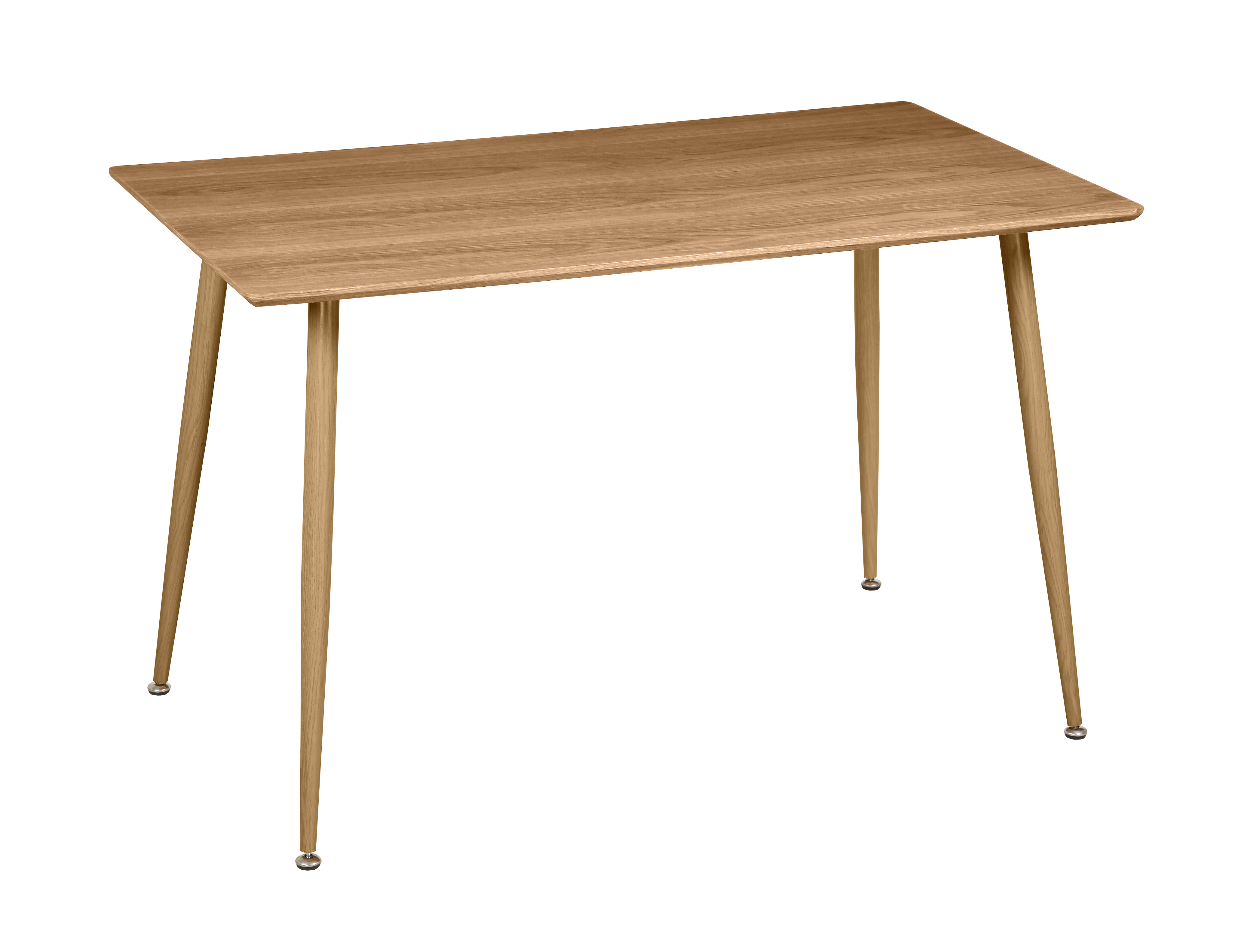 Mesa Rectangular de Madera MDF para Comedor con Patas de Metal 120cm (Ancho)* 70cm (Profundo)