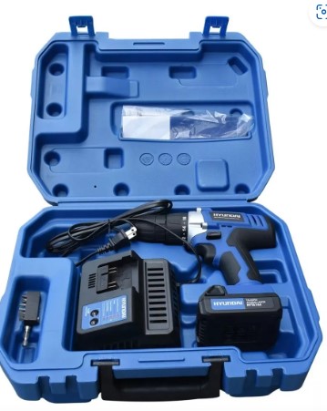 Hyundai HYTA144 Taladro Atornillador Inalámbrico, 14.4 V, 3/8"