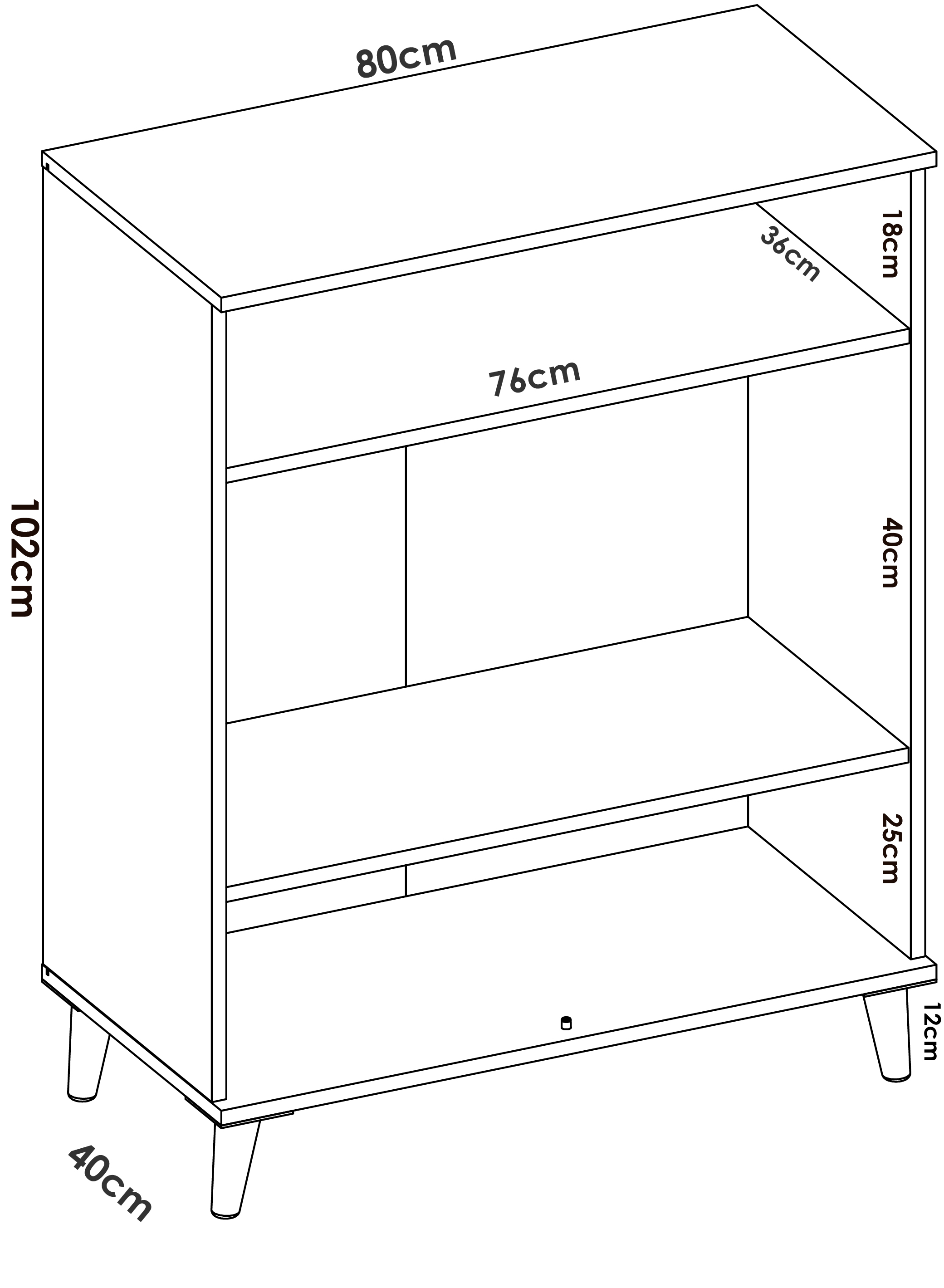 Alacena de Cocina Color Blanco y Madera con 2 Puertas, 1 Entrepaño y 1 Repisa. Estructura de Madera Industrial