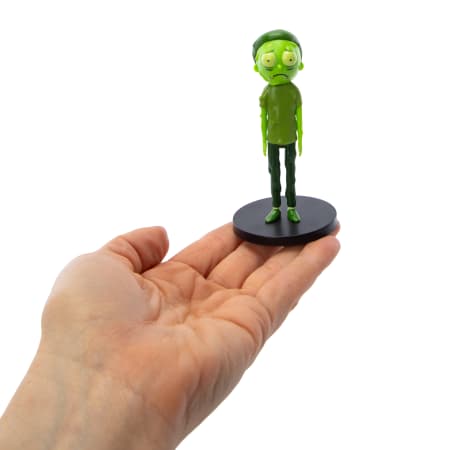 Figura Colección Rick & Morty Toxic Morty Vinyl 4,5 Pulgadas Oficial