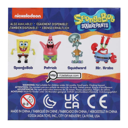 Figura Colección Bob Esponja Don Cangrejo Metalfigs 2,5 Pulgadas Oficial