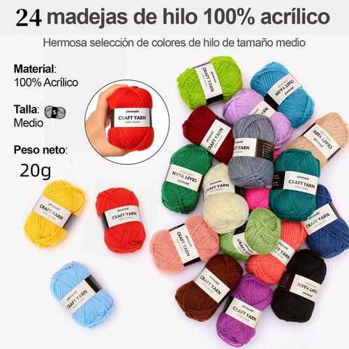 Kit De Agujas De Ganchillo Y Accesorios Para Tejer 138 Pzs.