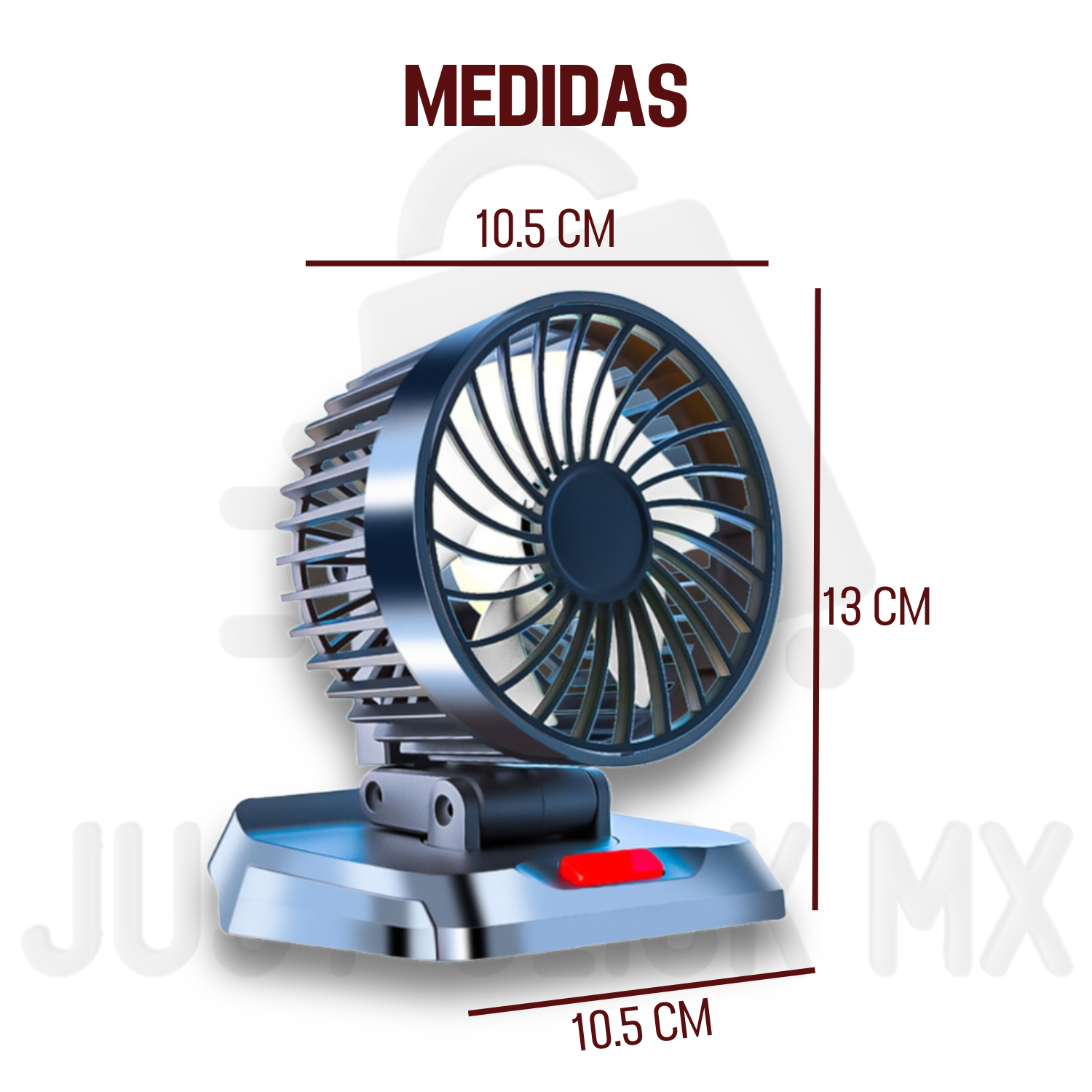 Ventilador Para Coche Usb 3 Velocidades