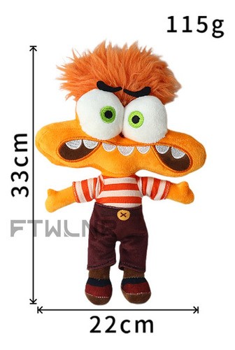 Peluche Para Ira Ansiedad De Muñeco Regalo Para Niño 33cm