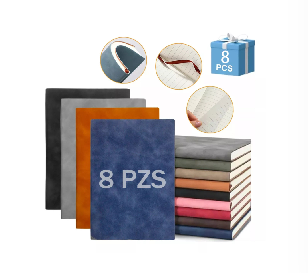 Cuaderno Cosido 200 Hojas 8pcs Escolar Profesional