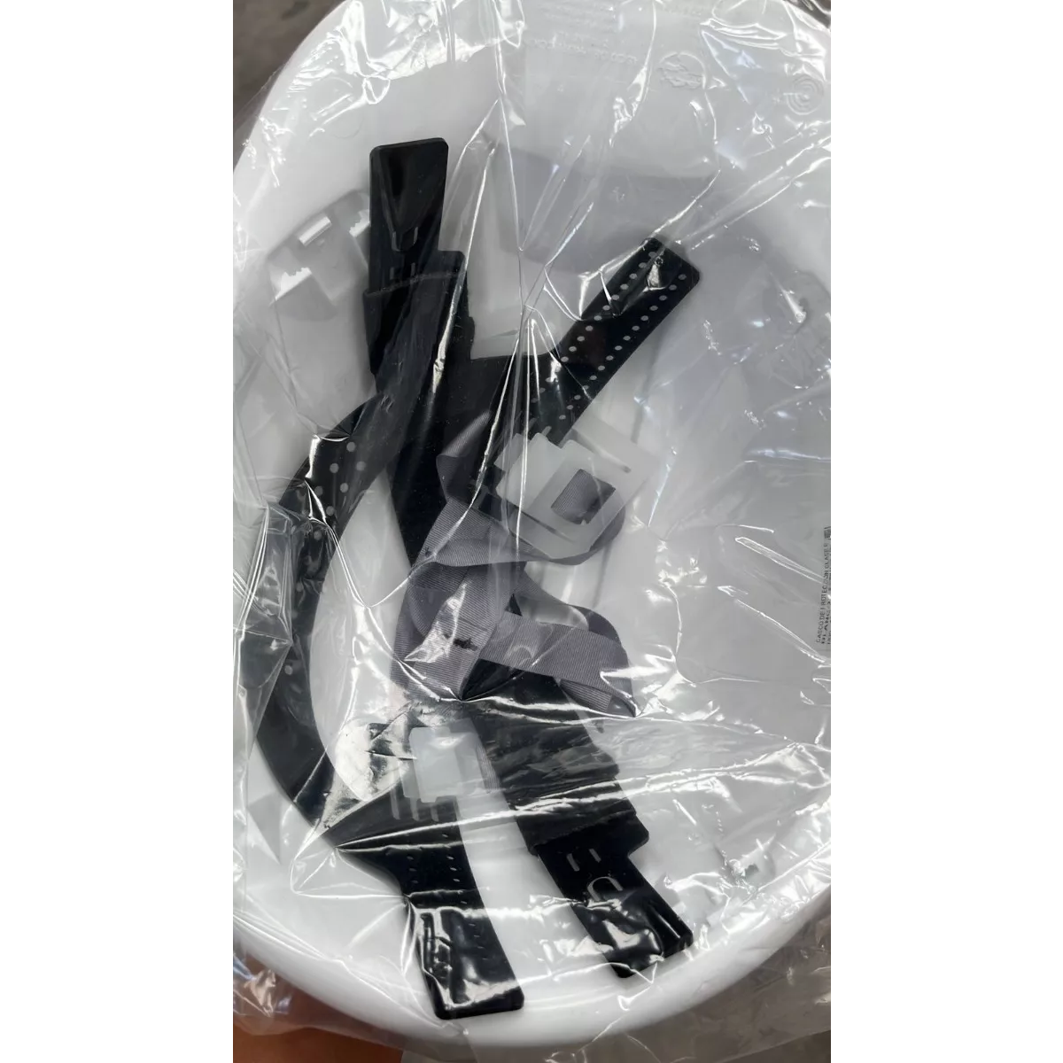 Casco de seguridad industrial  intervalos cachucha Color Blanco