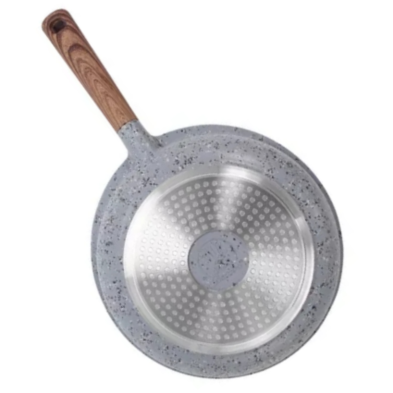 Sarten 20 Cm Aluminio Fundido y recubrimiento de Piedra Volcánica Cocina Sin Grasa Crown Baccara