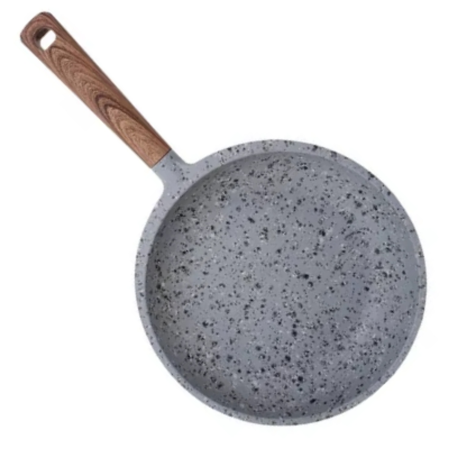 Sarten 20 Cm Aluminio Fundido y recubrimiento de Piedra Volcánica Cocina Sin Grasa Crown Baccara